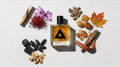 Amber Eau de Parfum 50ml by Rook Perfumes with a smoky saffron scent in an elegant glass bottle.
