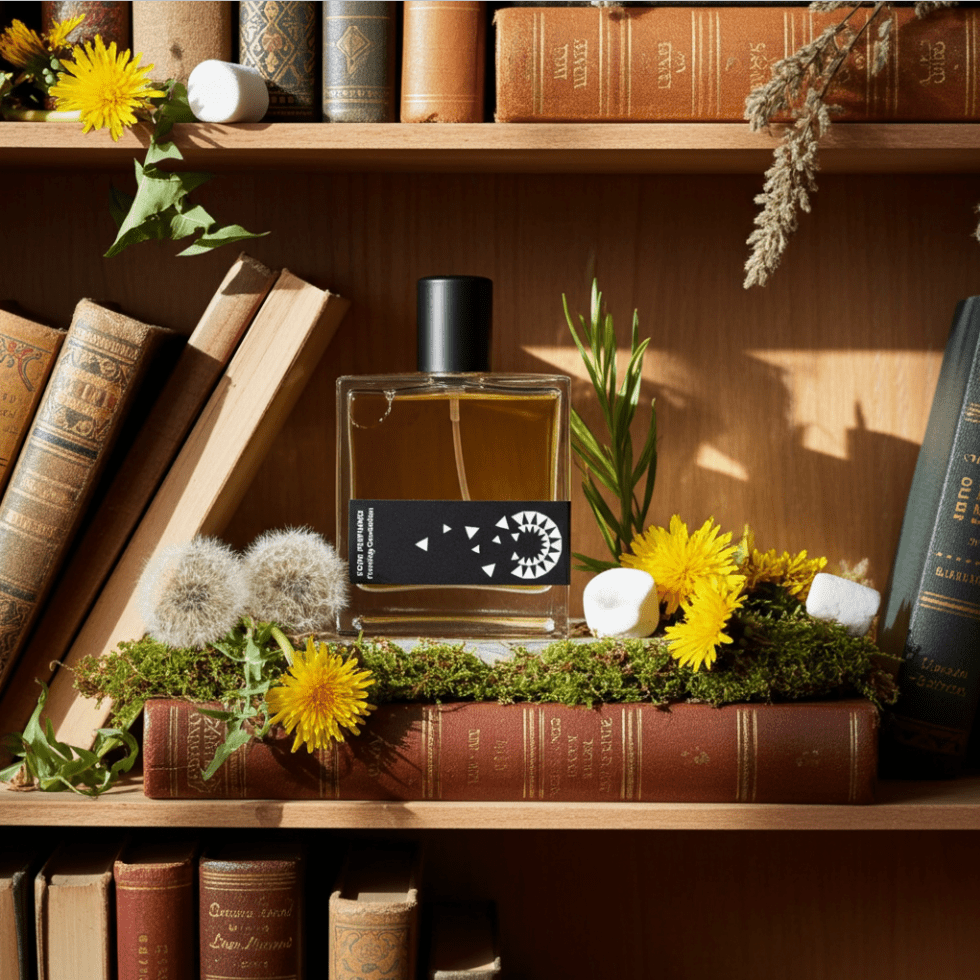 Flaming Dandelion Parfum 30ml | Warm Marshmallow & Smoke - Rook Perfumes London | Unique Unisex Fragrance
