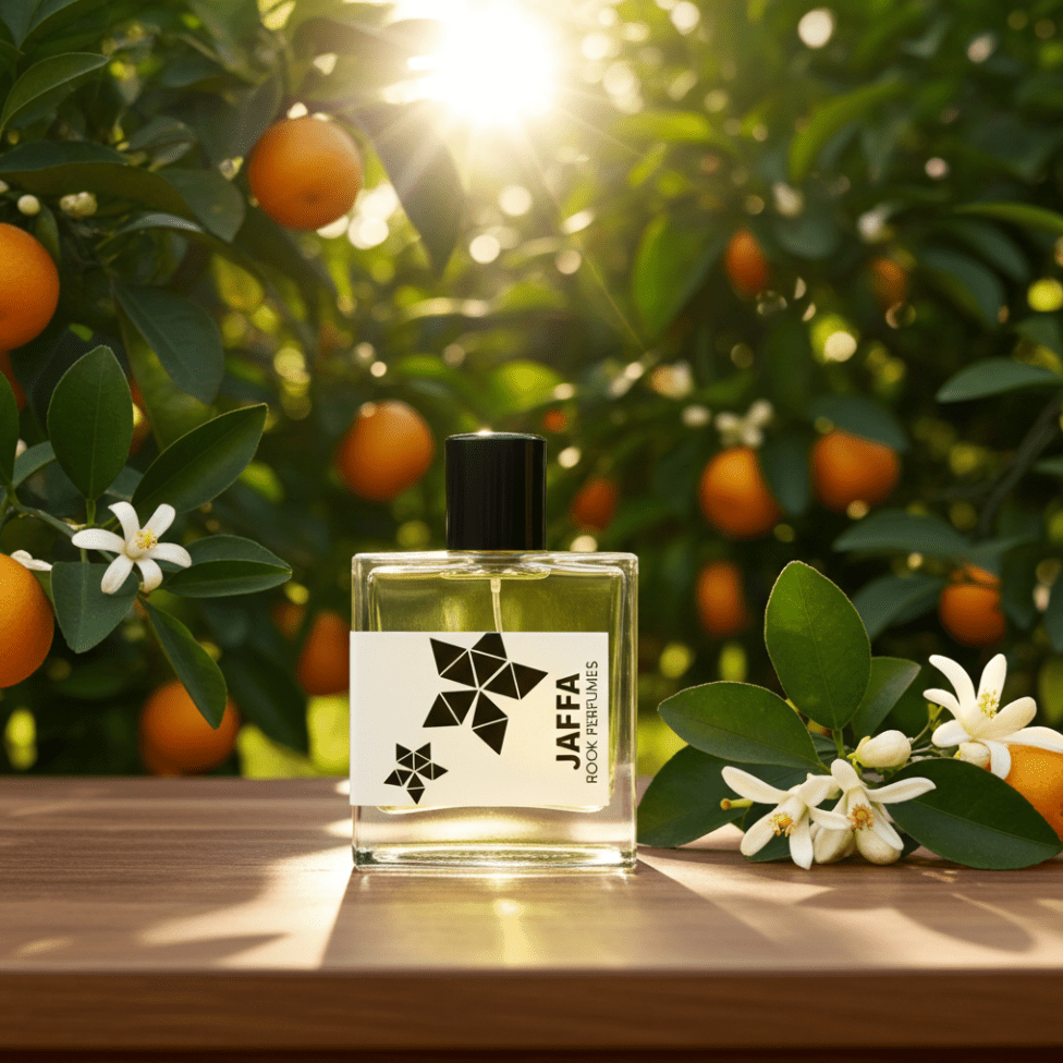 Jaffa Eau de Parfum 30ml | Sun - Kissed Palestinian Citrus - Rook Perfumes London | Unique Unisex Fragrance