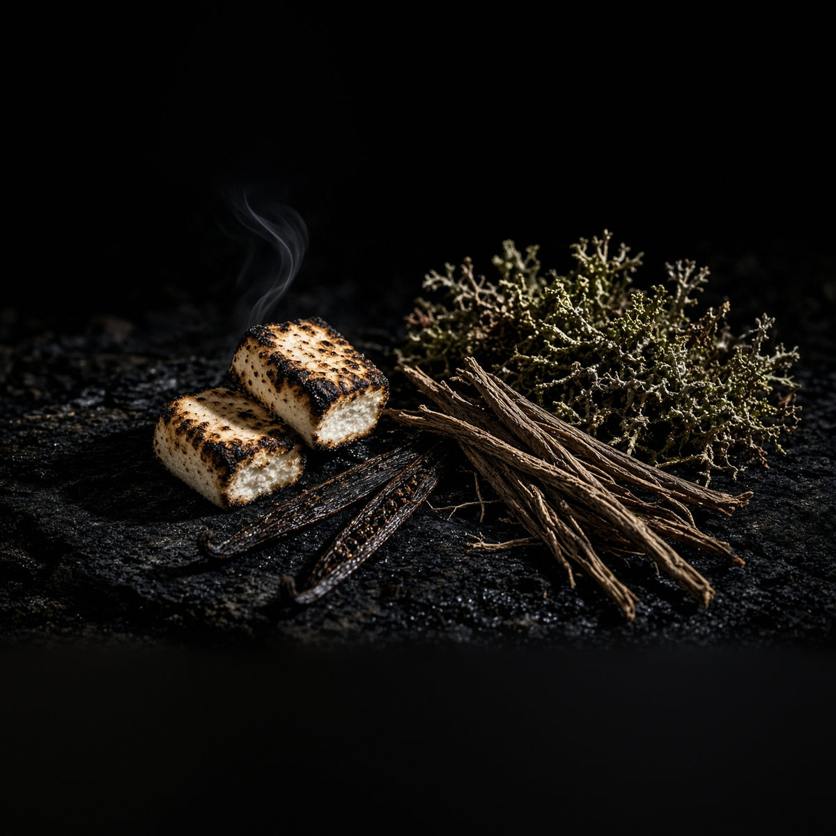 Flaming Dandelion Parfum by Rook Perfumes featuring warm marshmallow and vetiver notes in a stylish perfume bottle.