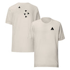 Suede unisex t-shirt by Rook Perfumes London, featuring a soft texture and casual design in a neutral color.