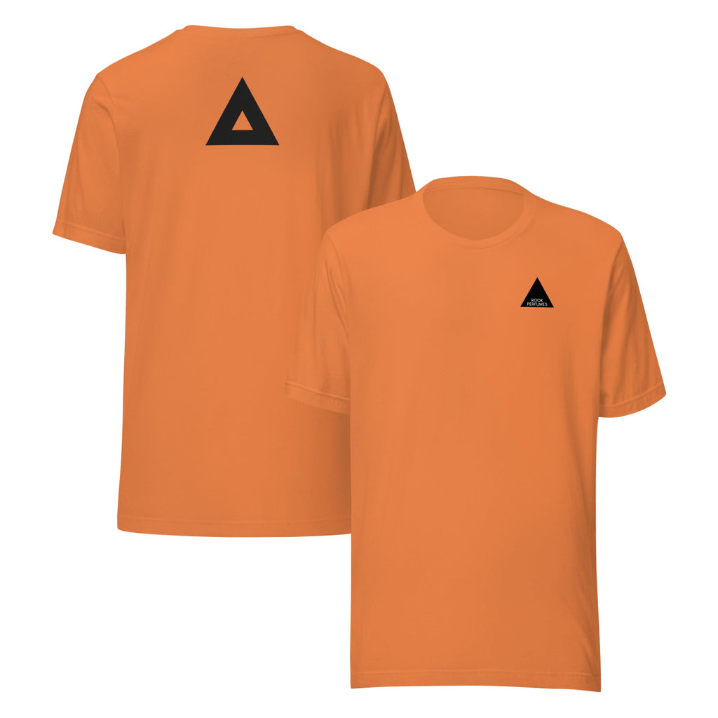 Unisex Amber T-shirt by Rook Perfumes featuring a Heather Clay design, casual fit, and soft fabric in natural colors.
