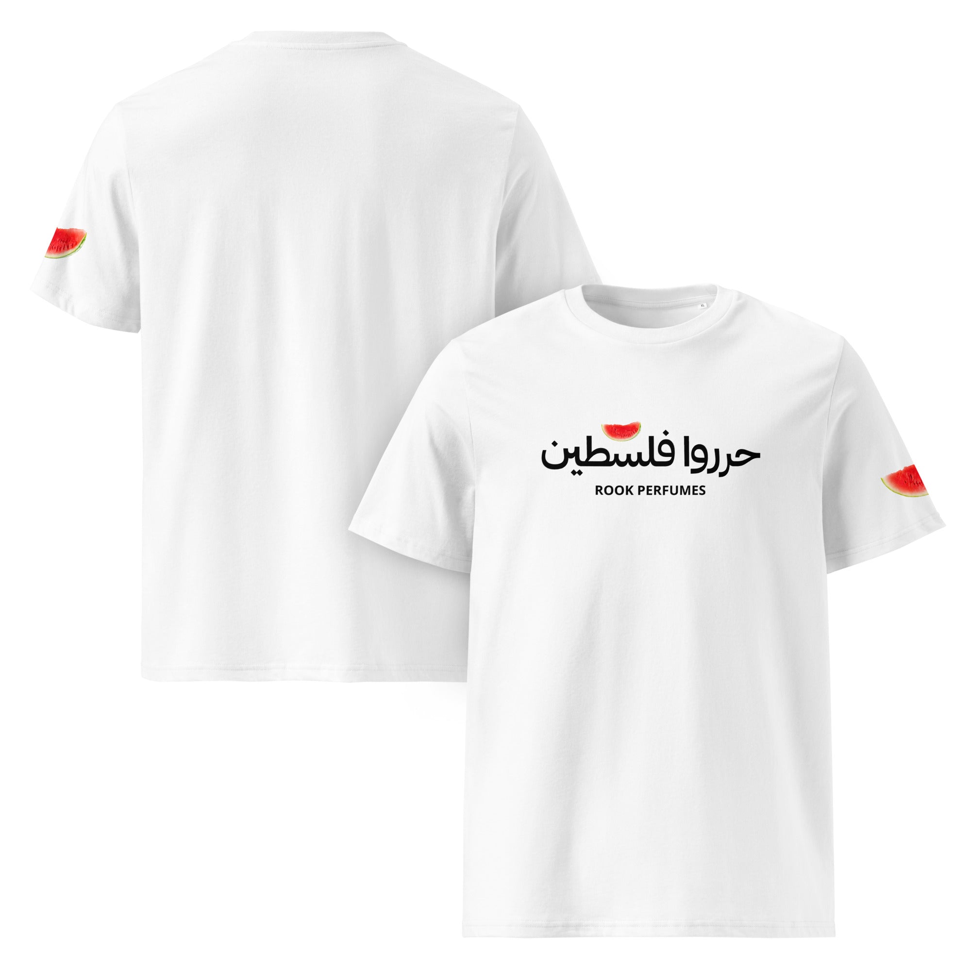 Watermelon Free Palestine T-Shirt - Rook Perfumes London | Unique Unisex Fragrance